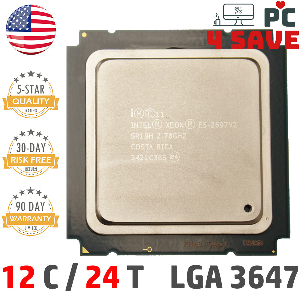 Intel Xeon E5-2697 V2 SR19H 2.70GHz 30M 12-Core LGA 2011 Server CPU 130W