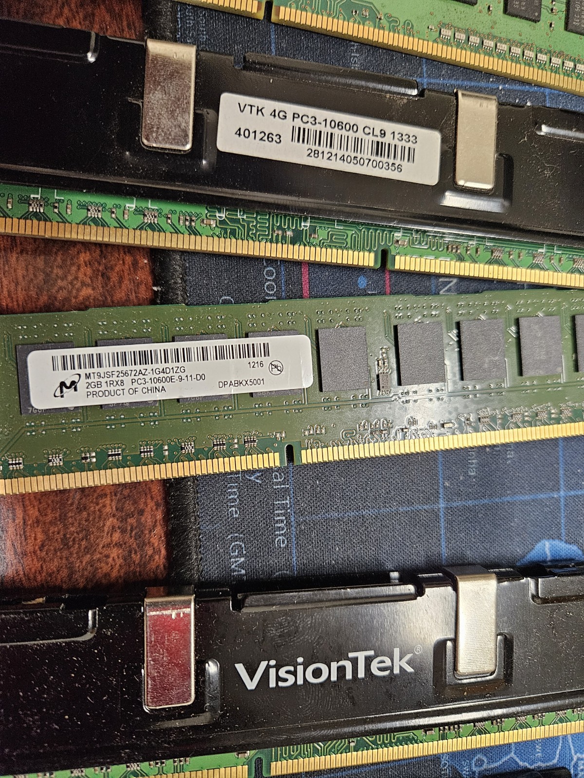 72gb 4GB 18x 4GB PC3-12800 ddr3 1600 Memory Skhynix Visiontek samsung 10600 ram