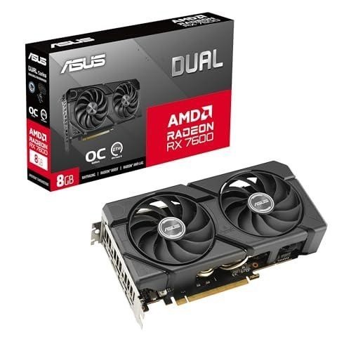 ASUS Dual -RX7600-O8G-EVO AMD Radeon RX 7600 8 GB GDDR6