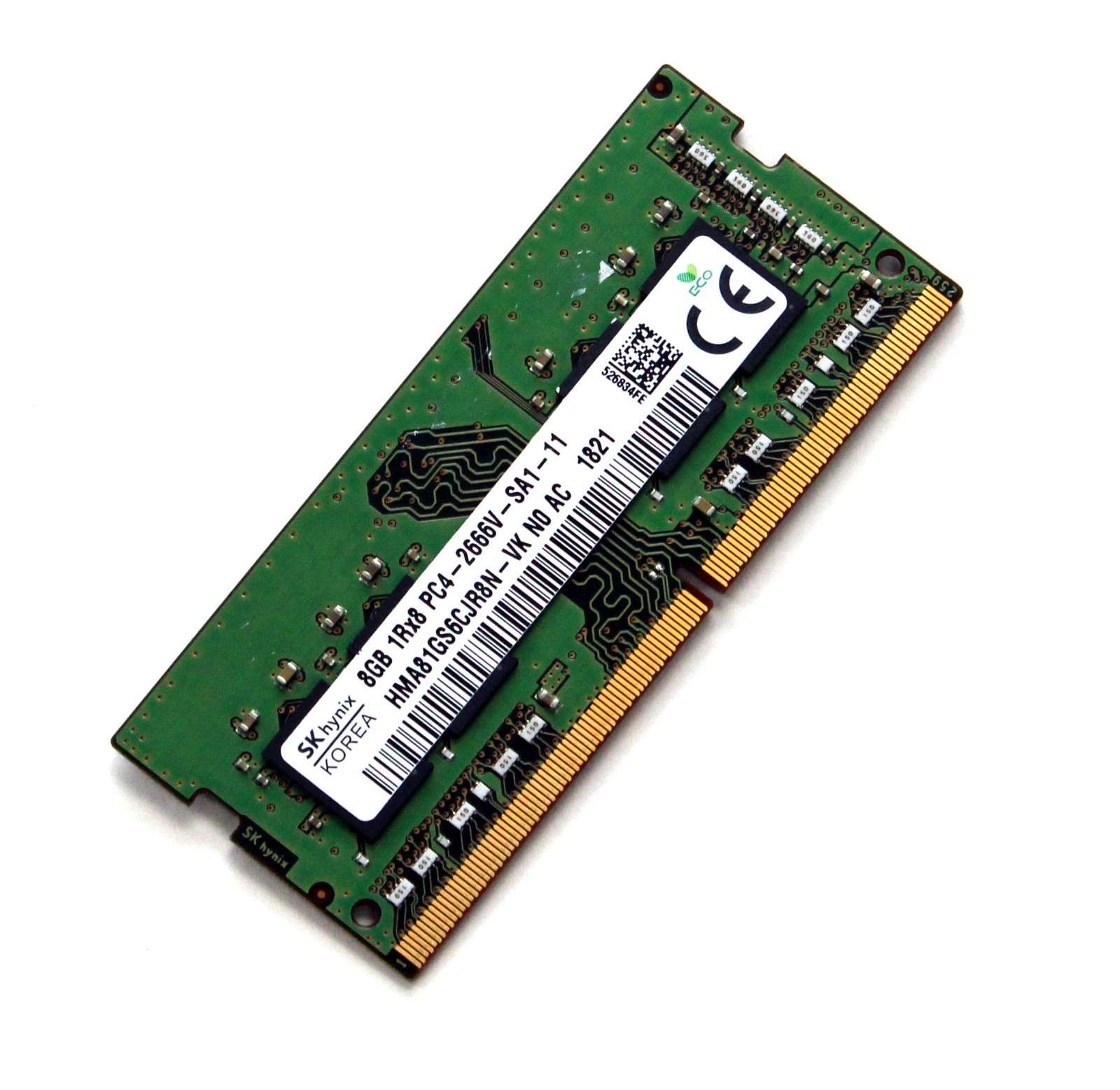 SK Hynix 8GB 1Rx8 PC4-2666V-SA1-11 SODIMM DDR4 Ram HMA81GS6JJR8N-VK