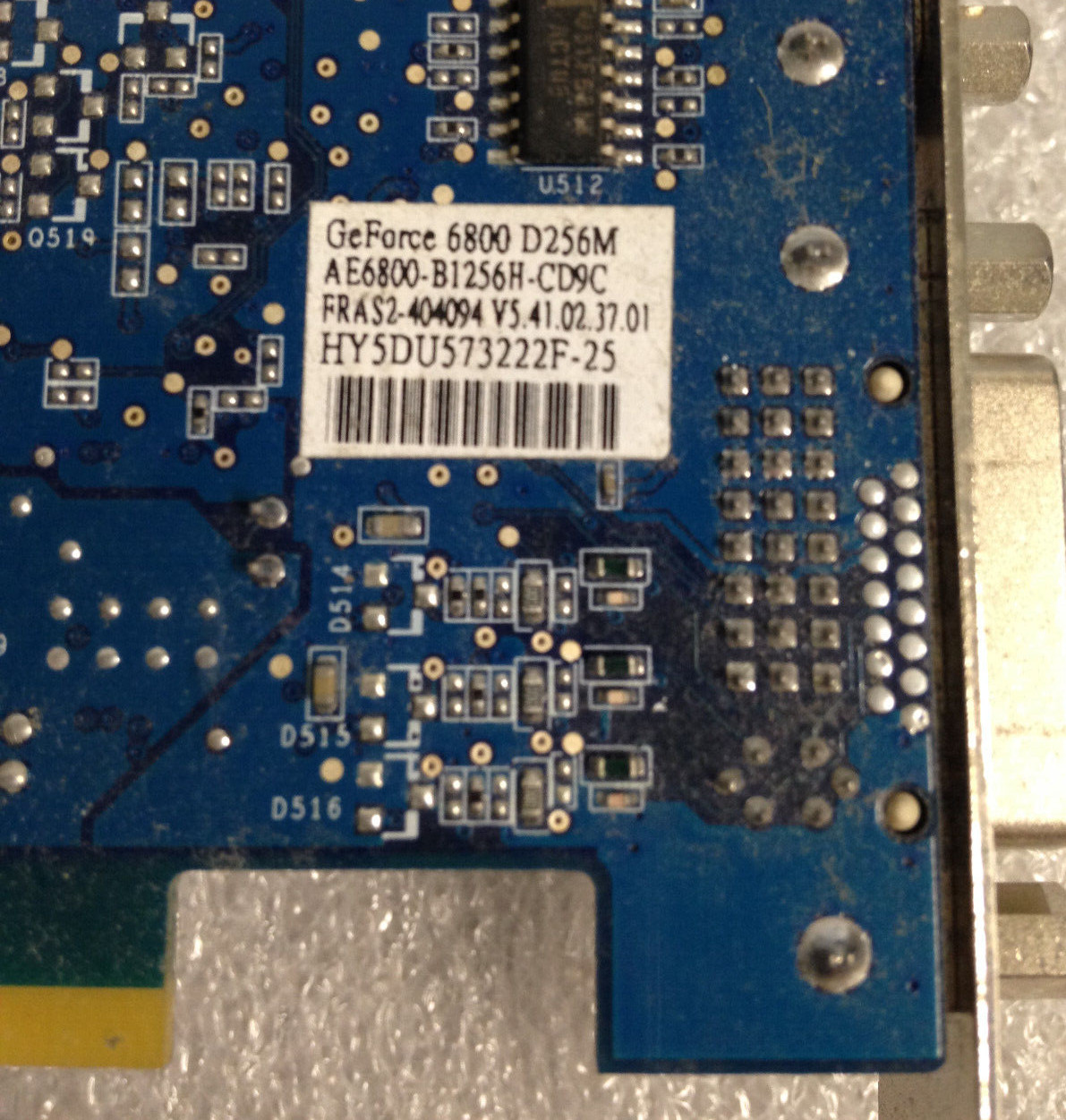 GeForce 6800 D256M 256MB Graphics Card