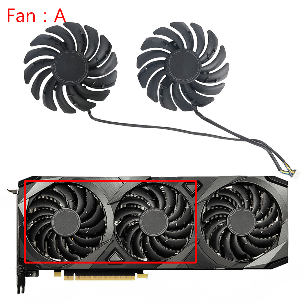 85mm For MSI GeForce RTX3070 3080 3090 24GB VENTUS 3X OC Graphics Card Fan