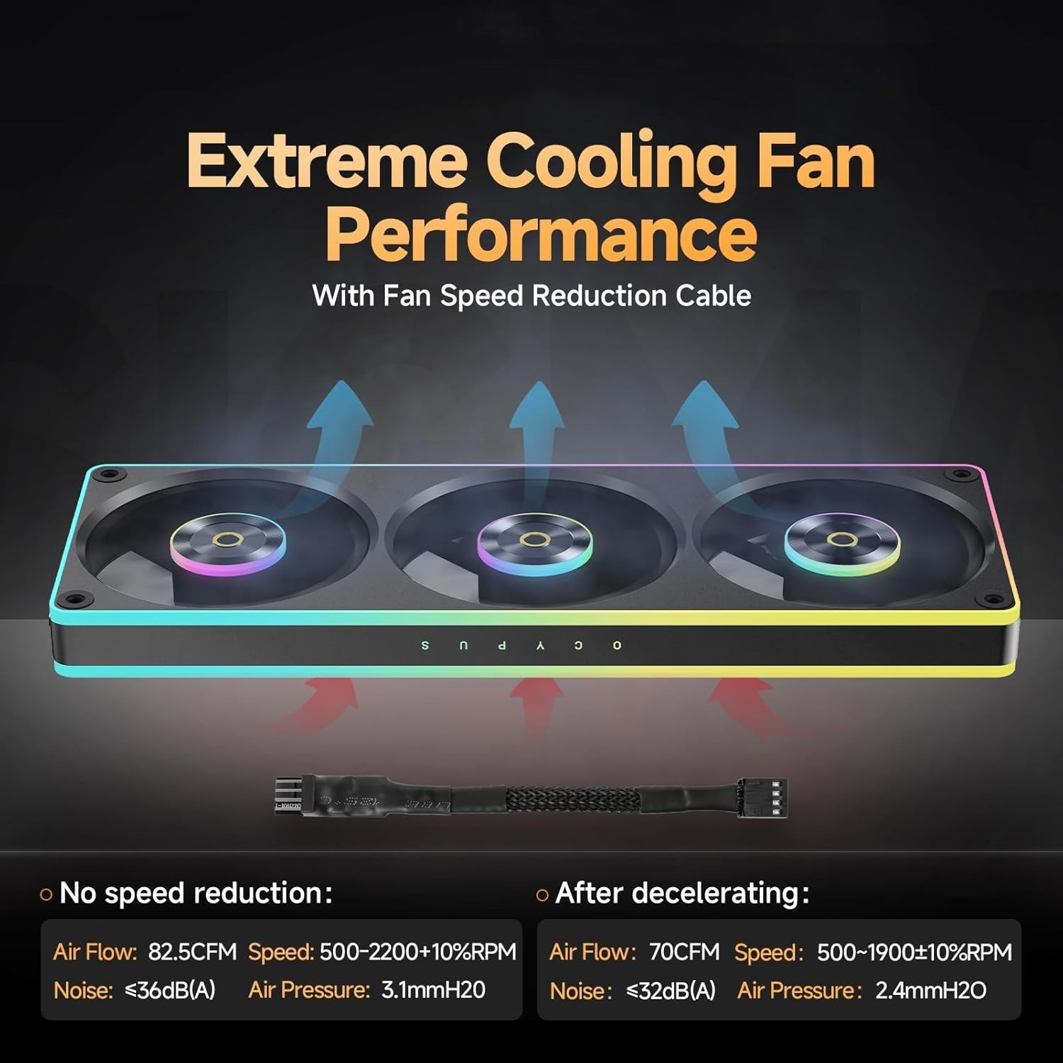 360mm RGB LED Single-Frame RGB Fan Unit – Cases and Radiator