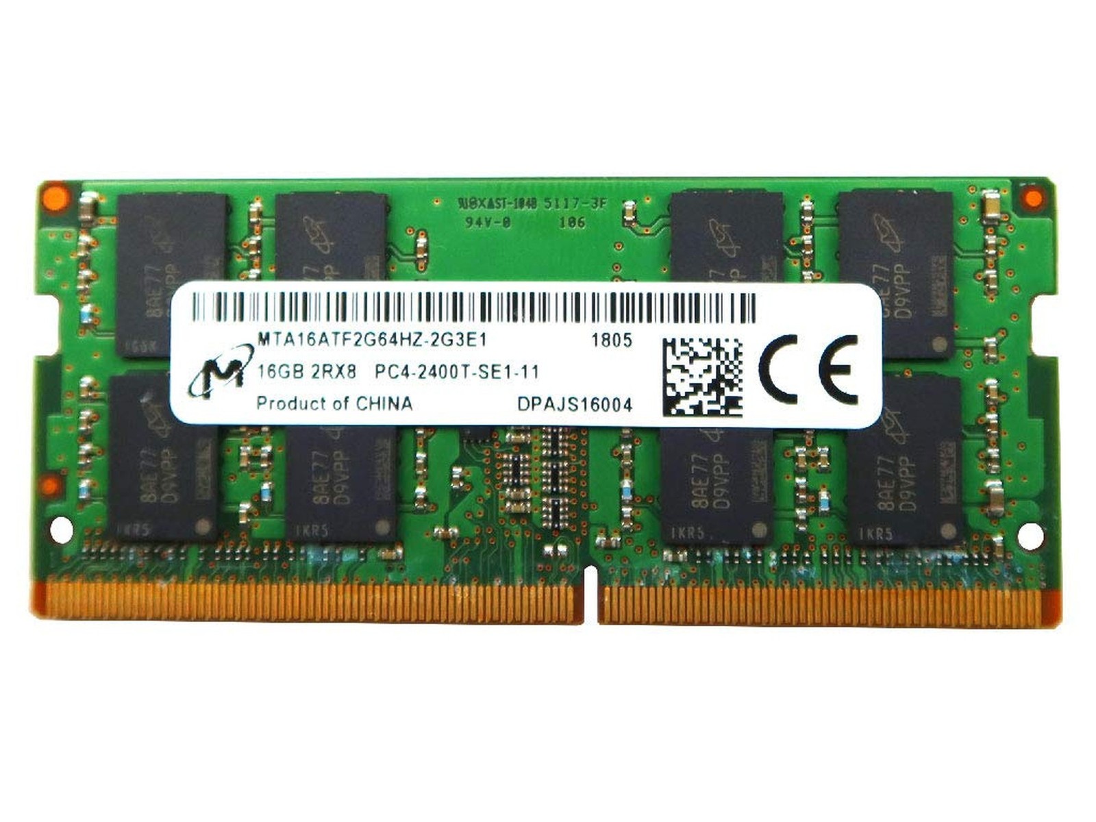 Laptop Memory Module MTA16ATF2G64HZ-2G3E1 Compatible Replacement Spare Part f…