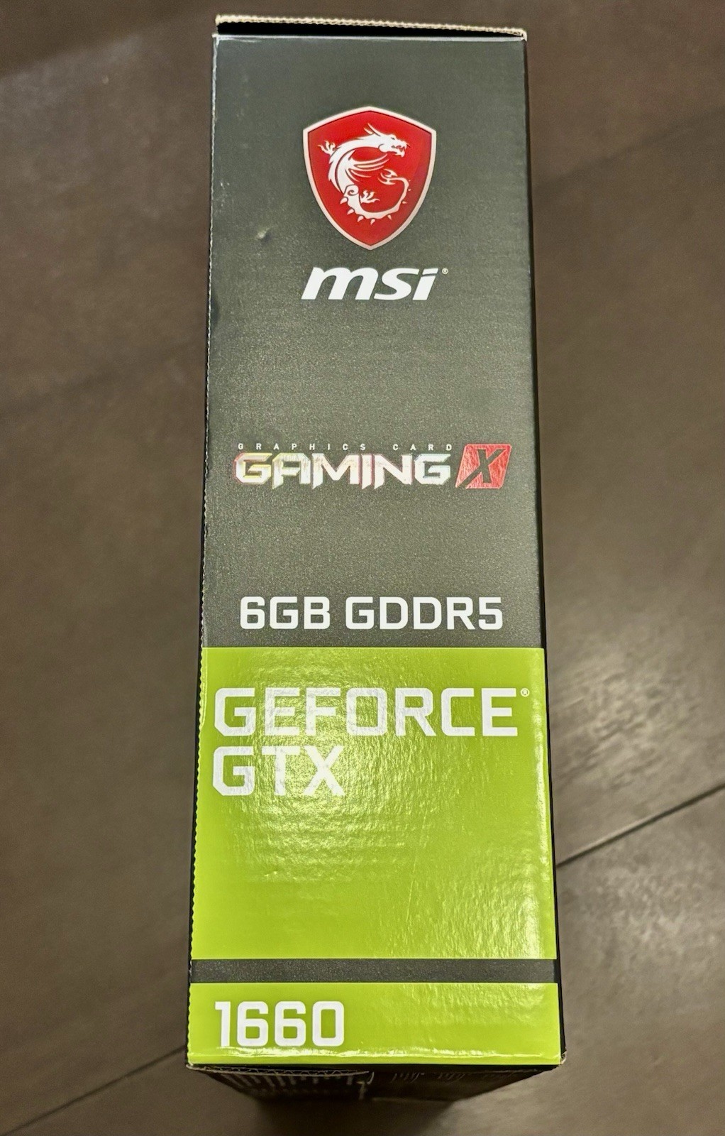 MSI GeForce GTX 1660 GAMING X 6G GDDR5 Twin Frozr 7 V379 Used Box And All Papers