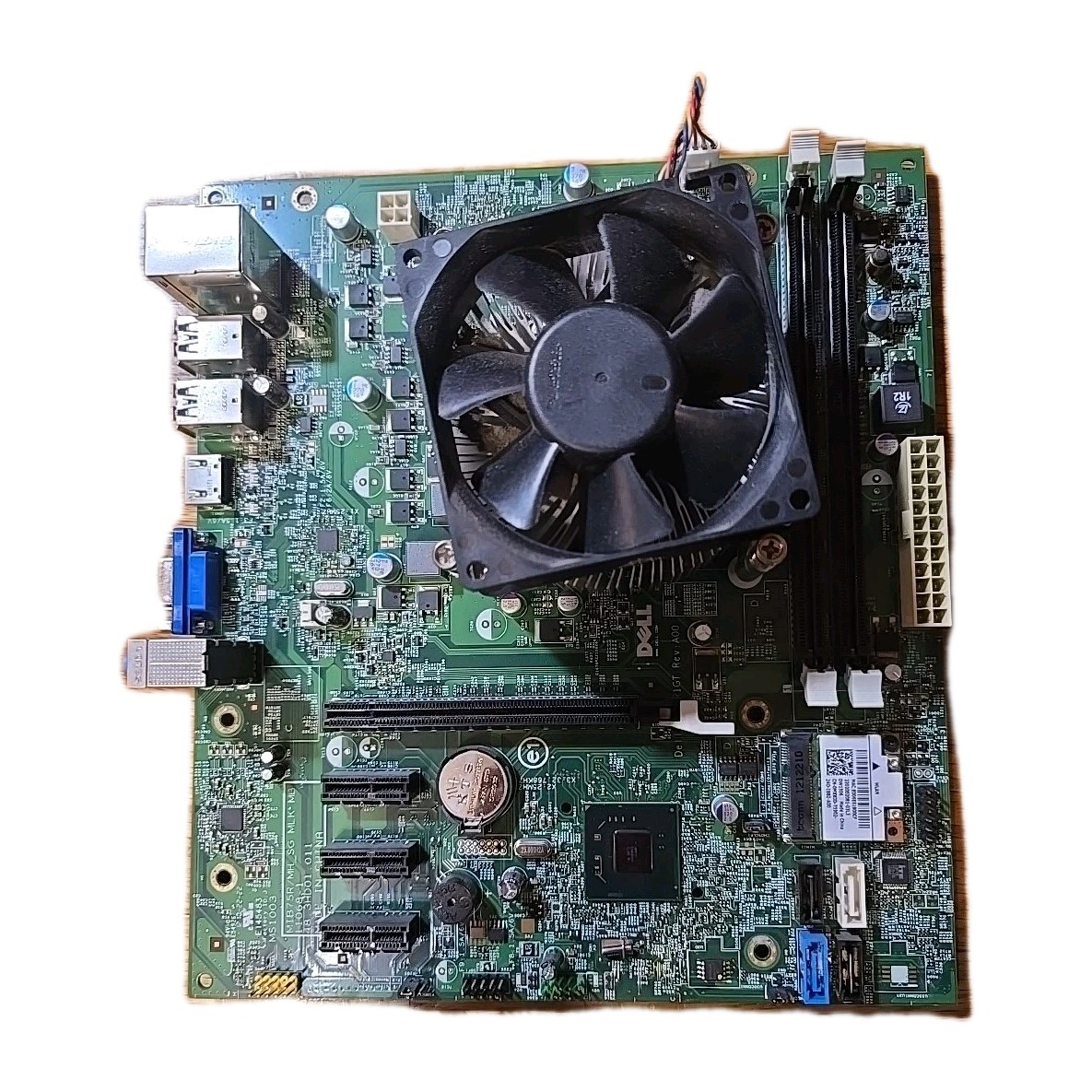 Dell PMR1GT LGA1155 DDR3 Motherboard w/ CPU Cooler WiFi Card