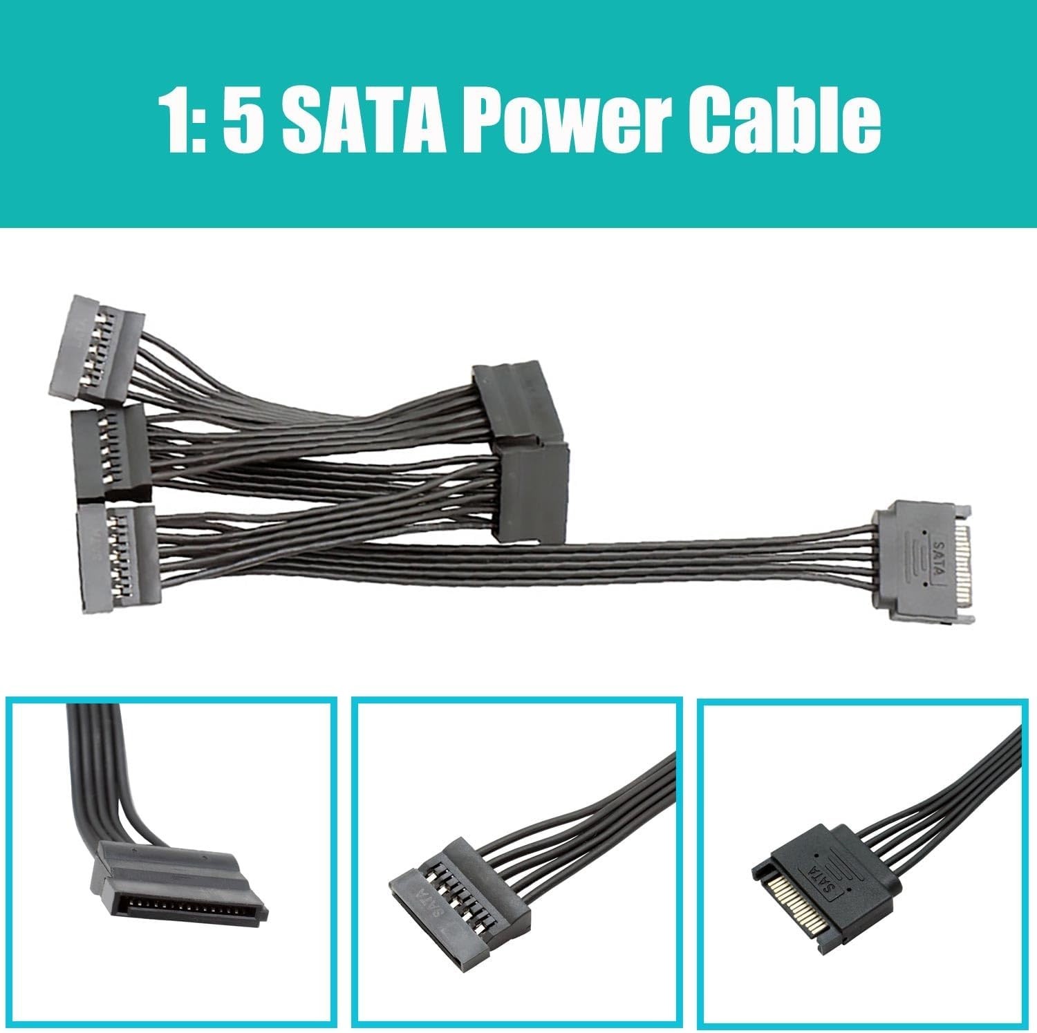 PCIe SATA Controller Card – 4 SATA Ports, Windows Mac Linux
