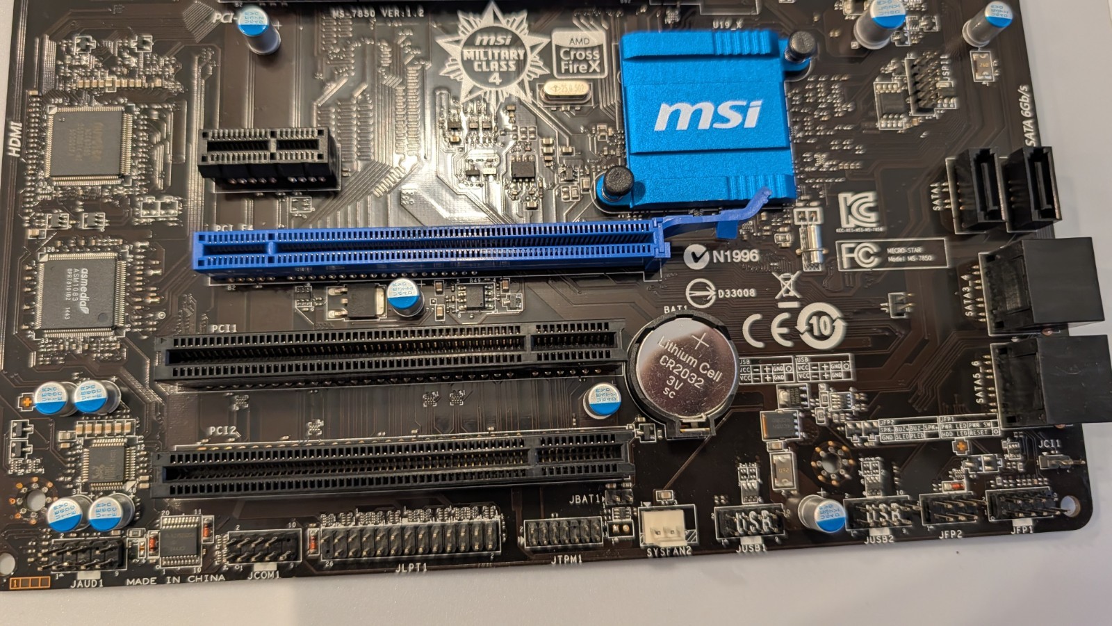 MSI H97 PC Mate ATX LGA1150 DDR3 4-Slot HDMI DVI VGA Motherboard w/ 16gb ram