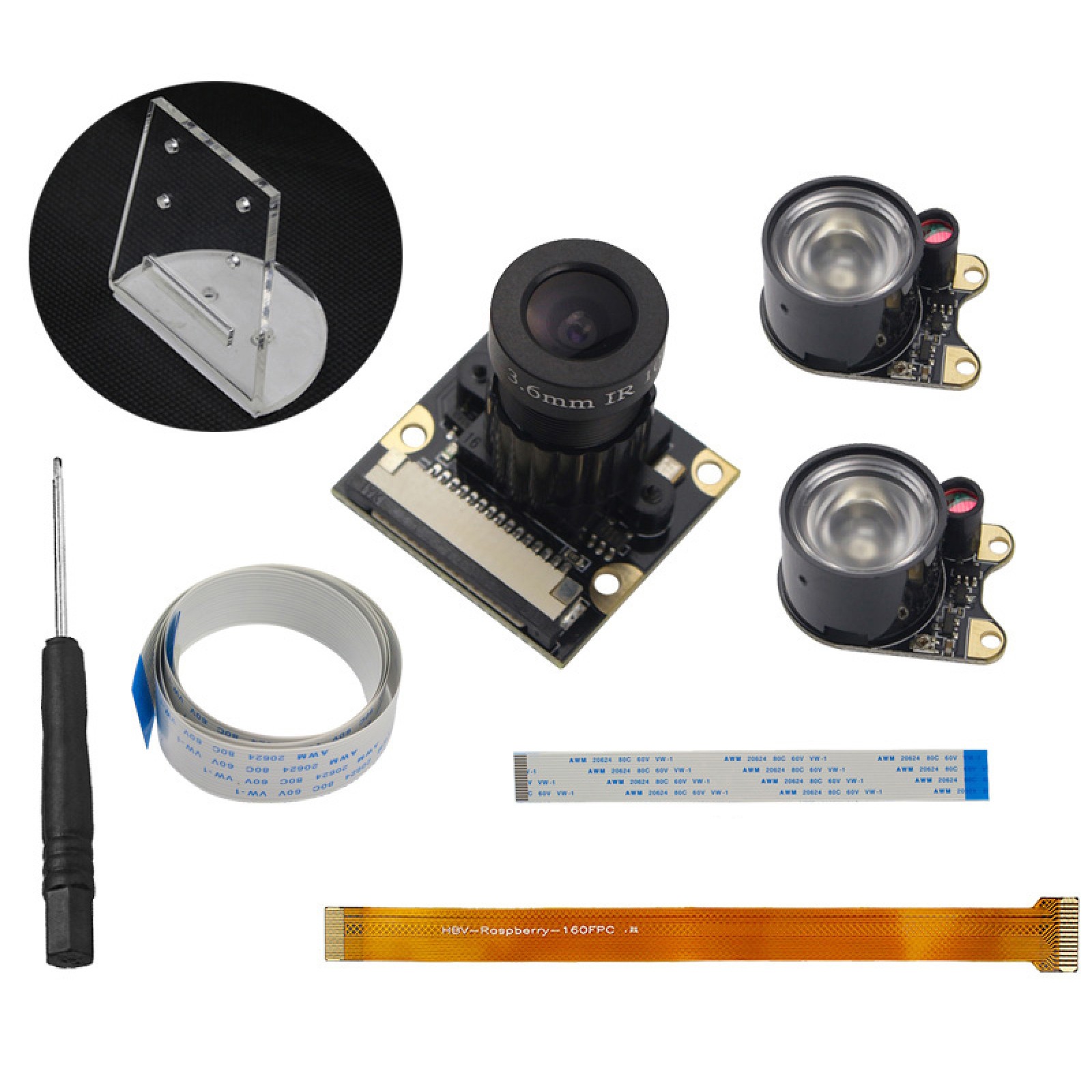 New Night Vision IR Camera Module For Raspberry Pi 4 Model B /3B+/3B/Zero/W/WH