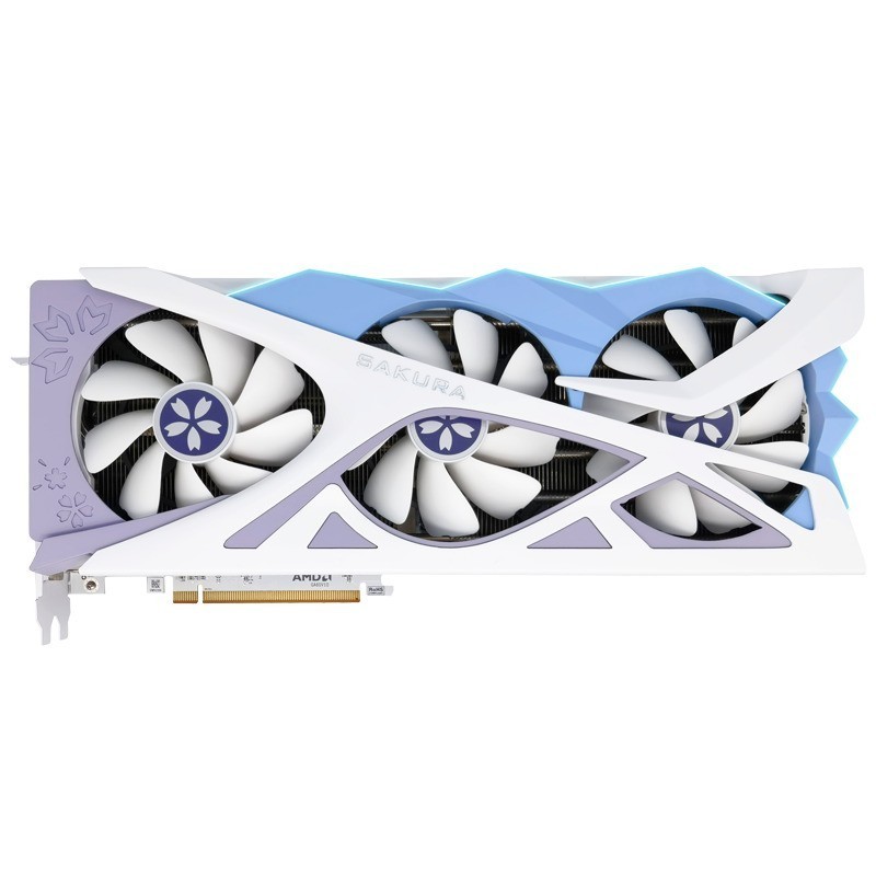 NEW Yeston RX 9070 XT Sakura Bride OC Edition 16GB GDDR6 | Anime Graphics Card