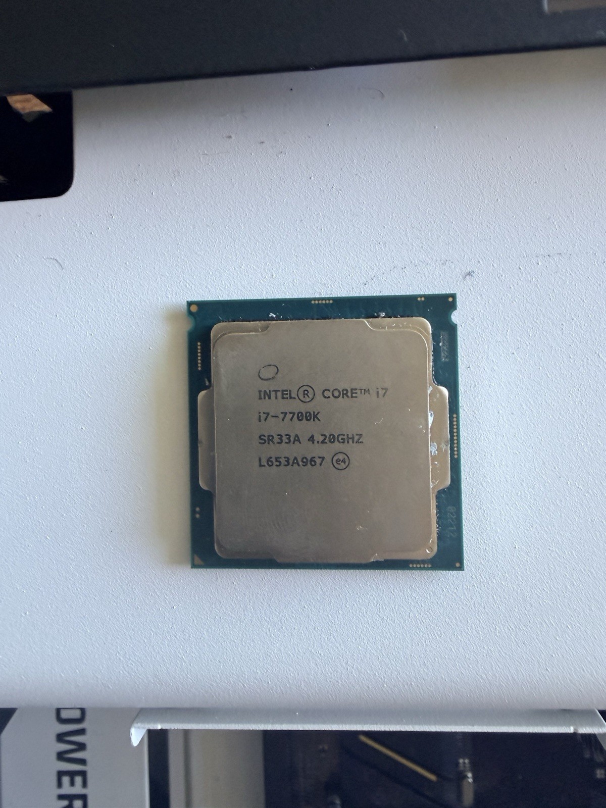 Intel Core i7-7700K SR33A 4.20GHz CPU Processor L653A967 Core i7 7th Gen