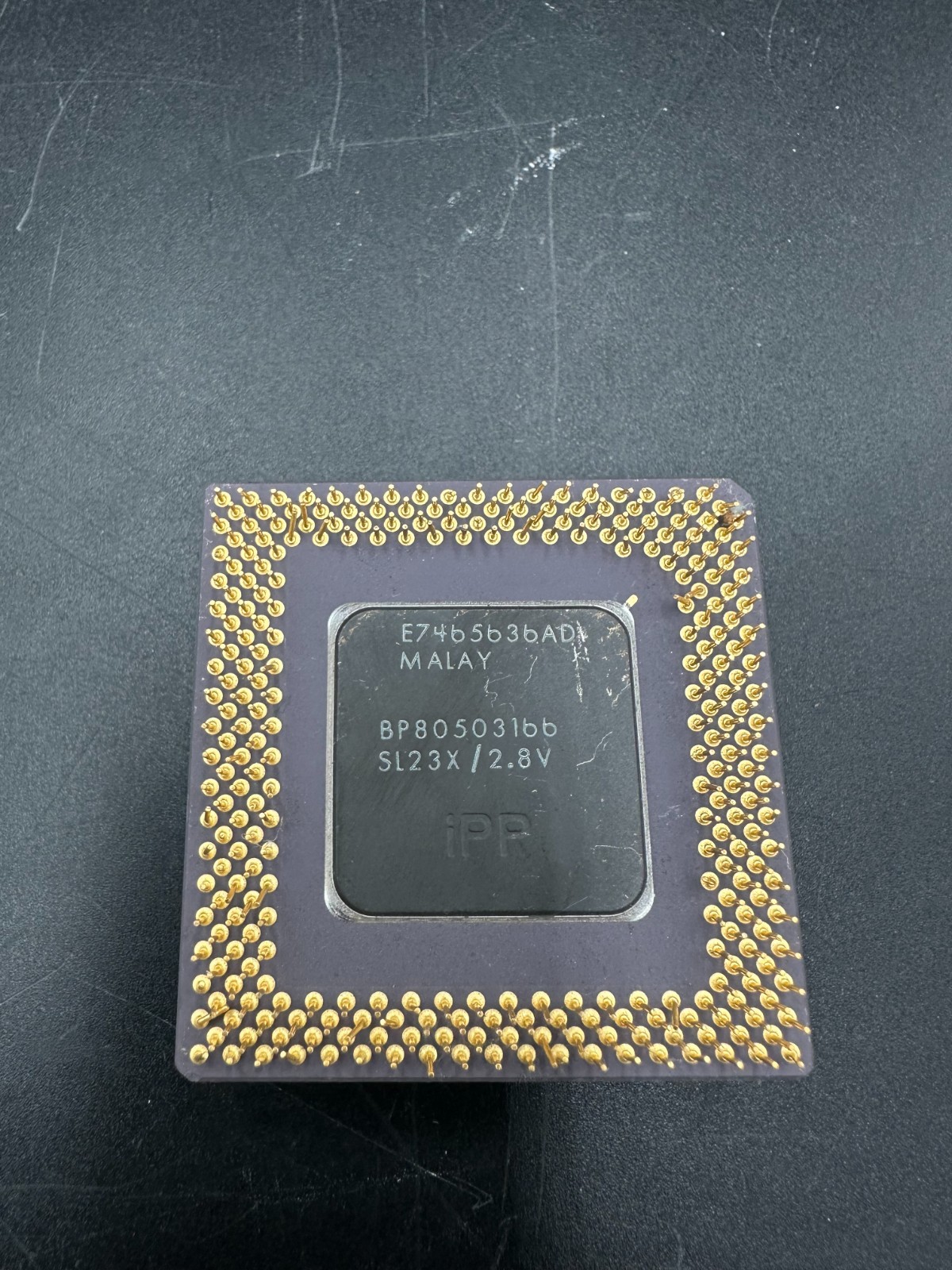 Intel Pentium MMX 166MHz BP80503166 SL23X Socket 7 CPU w/ Heatsink Bent Pins