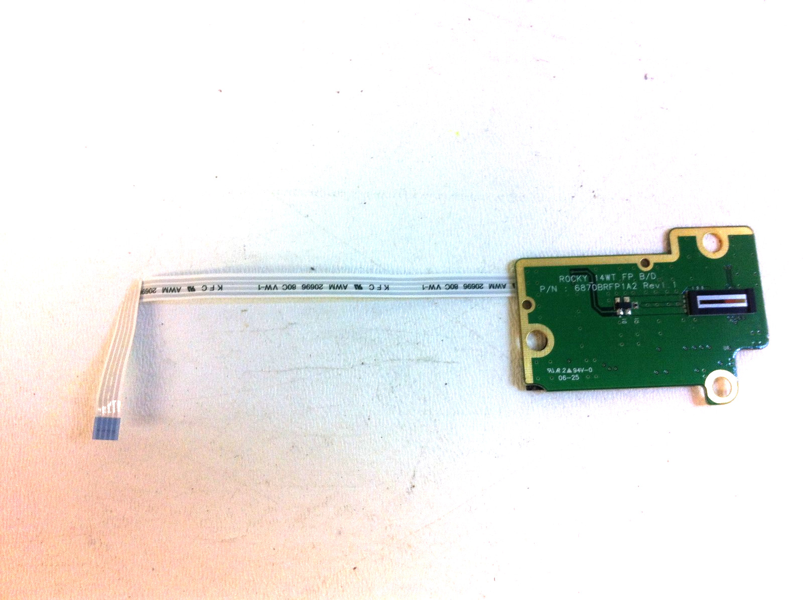 LG Electronics T1-7002A9 Genuine Finger Print Board & Cable 6870BRFP1A2 – 222