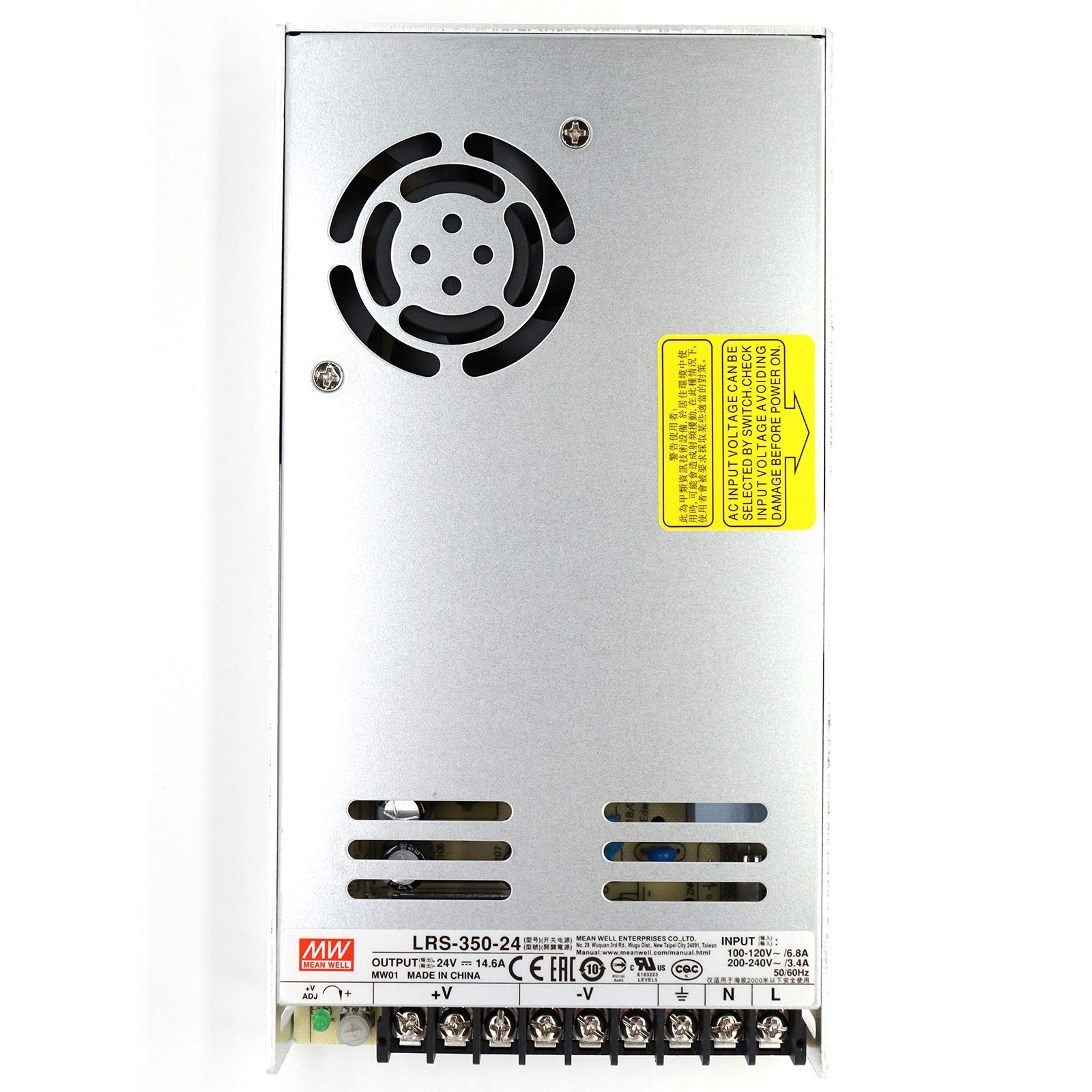 LRS-350-24 AC/DC Switching Power Supply 350.4W 24V 14.6 Amp Single Output (LR…