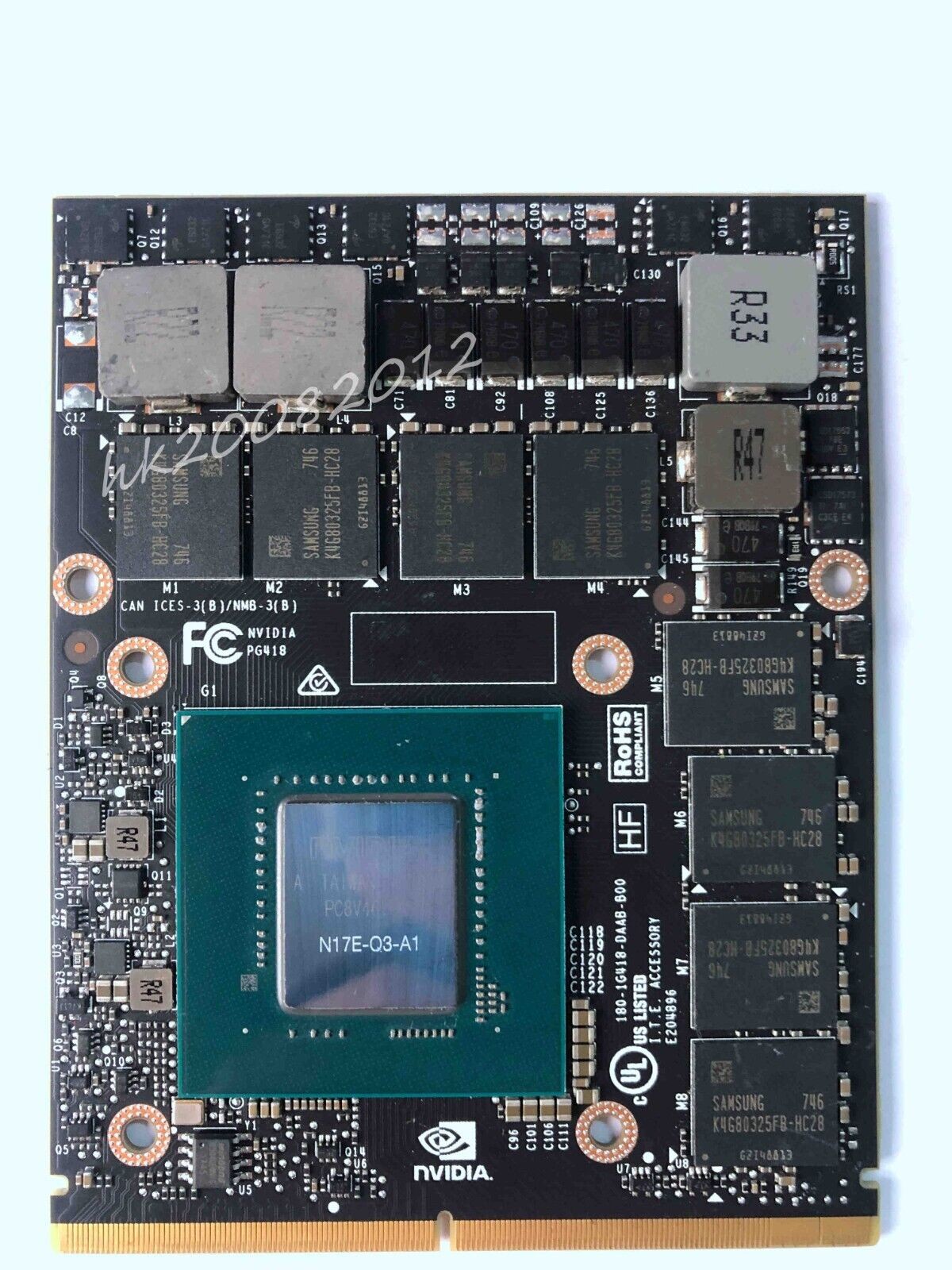 DELL New HP NVIDIA Quadro P3000 P4000 P5000 16GB GDDR5 MXM Video Graphics Card