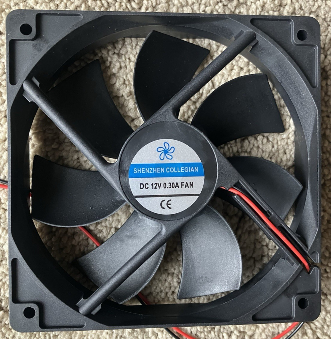 Shenzhen SSL007 12 VDC Fan 120mm x 120 mm x 25 mm ***qty**