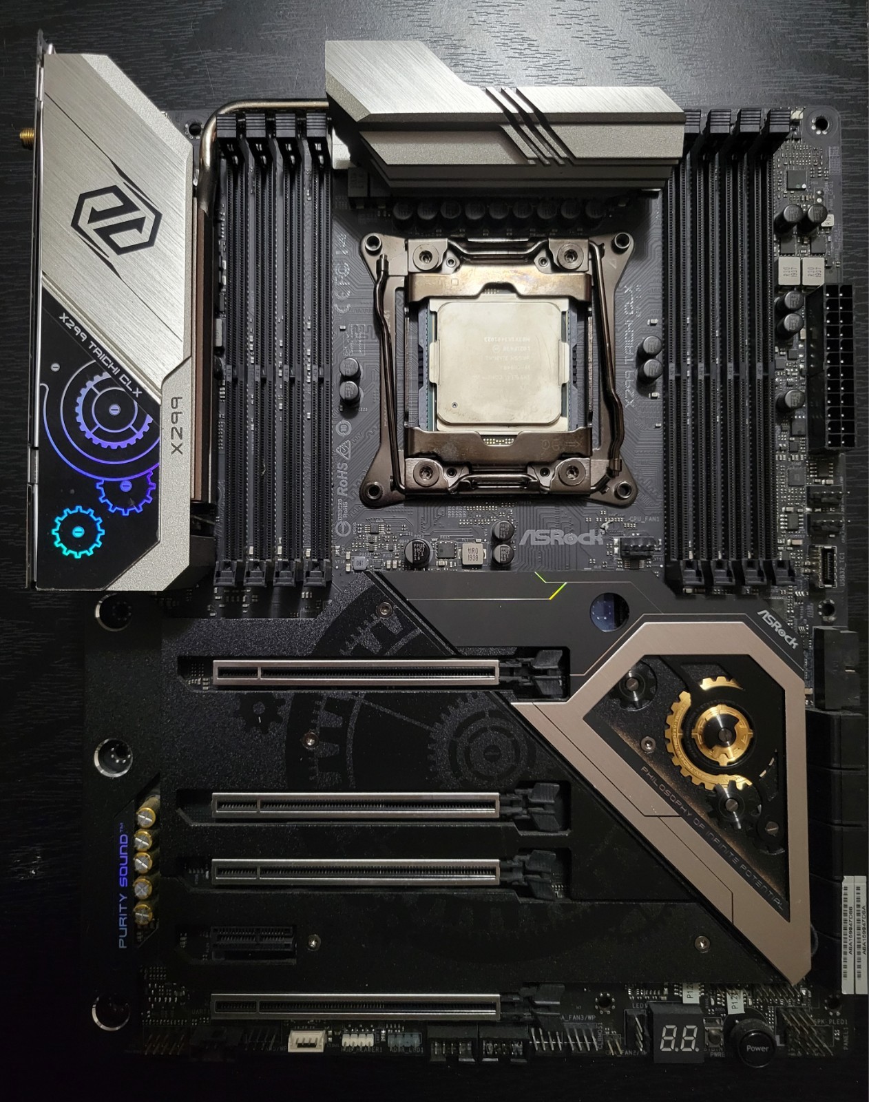 i9 10940X 14C/28T 3.30GHz CPU w/ ASUS X299 Taichi CLX Motherboard