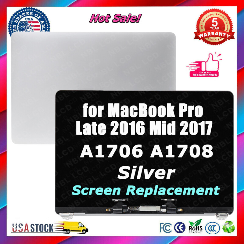 13″ for MacBook Pro Retina A1706 A1708 LCD Assembly Screen Replacement EMC 3164