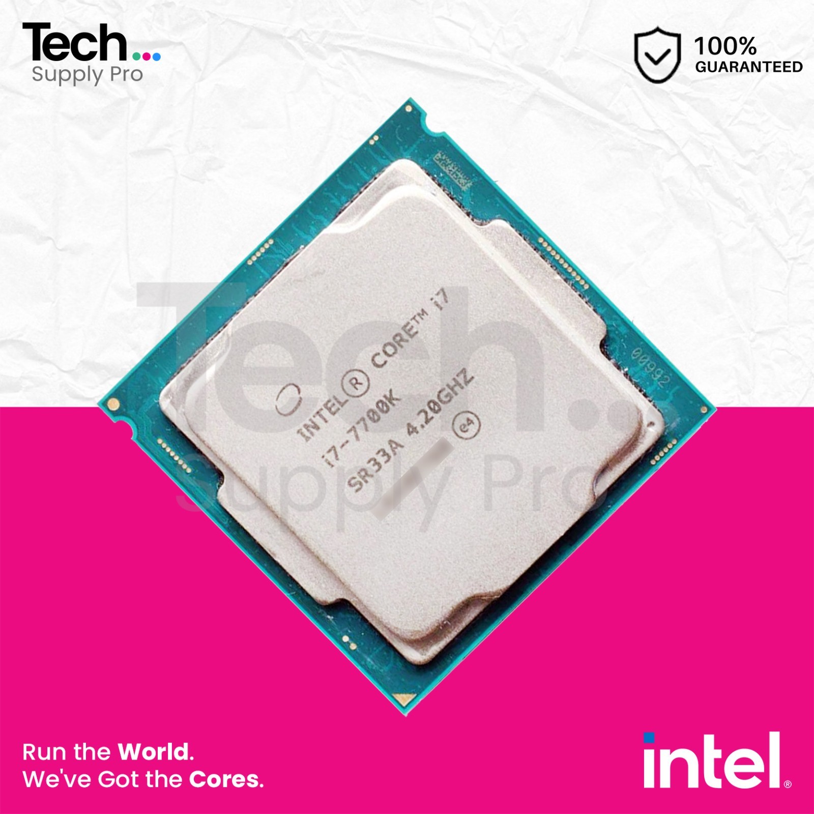 SR33A Intel Core i7-7700K 4-Core 4.20GHz 8MB 91W FCLGA1151 8GT/s Processor