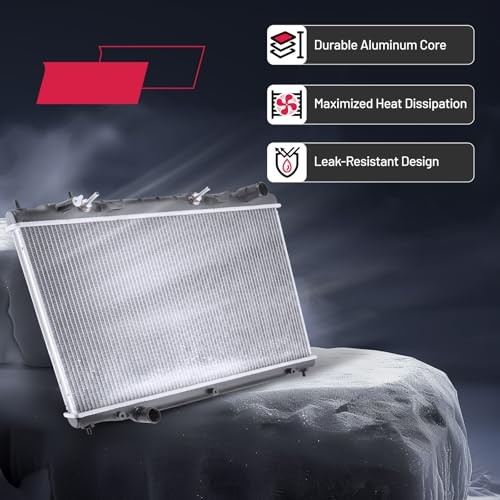 13440 Aluminum Radiator for Infiniti Q50 2014-2018, CU13440, 26mm Core, 13403