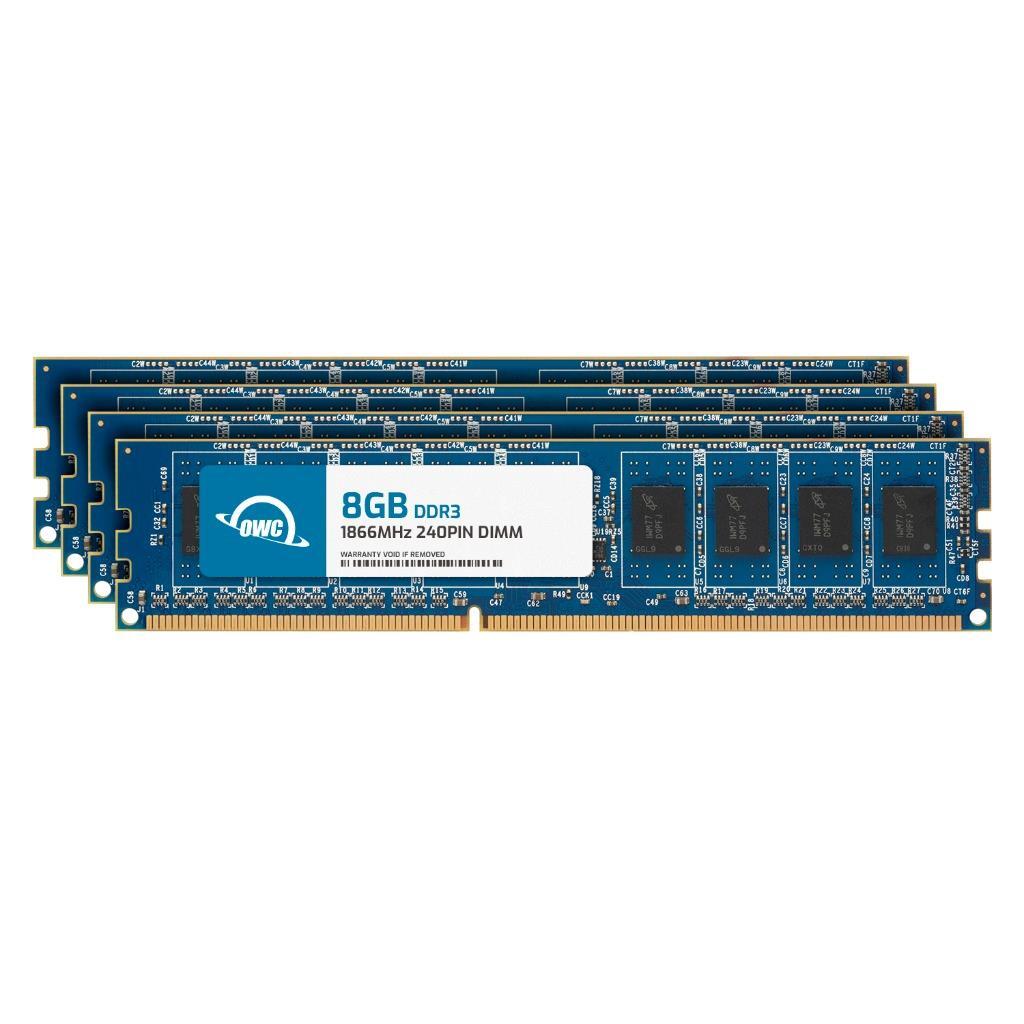 OWC 32GB (4x8GB) DDR3 1866MHz 2Rx8 Non-ECC UDIMM 240pin Memory RAM