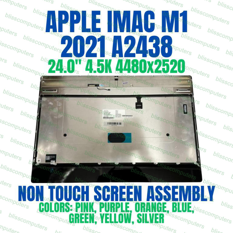 Apple iMac 24″ 2021 A2438 EMC 3663 MGPP3 MGPQ3 MGPC3 LCD Screen Display 4.5K