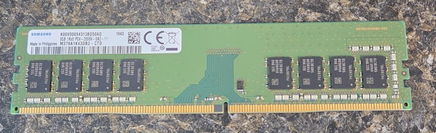 8GB DDR4 PC4-2666V-UA2-11 PC4-21300 Desktop RAM SAMSUNG