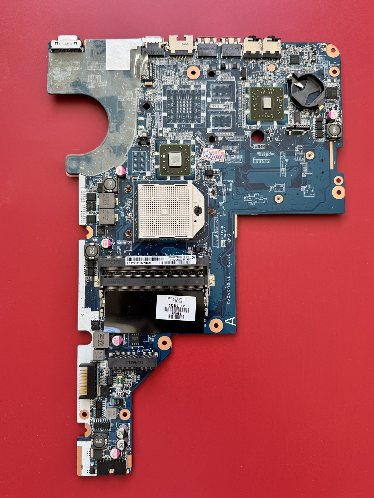 HP Compaq G62 CQ62 laptop Genuine AMD Motherboard DAOAX2MB6E1 592809-001