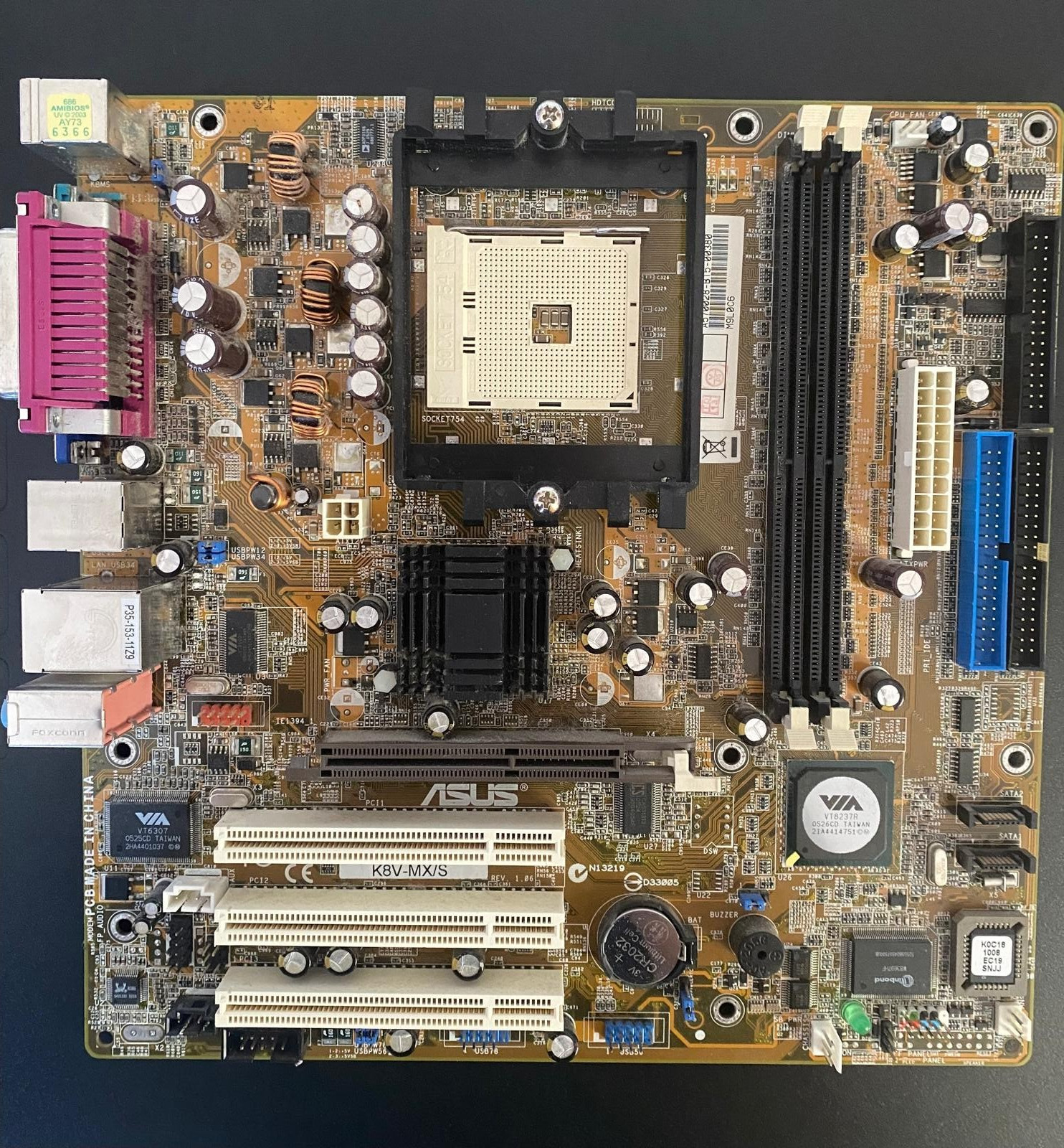 Mainboard ASUS K8V-MX/ S Socket 754