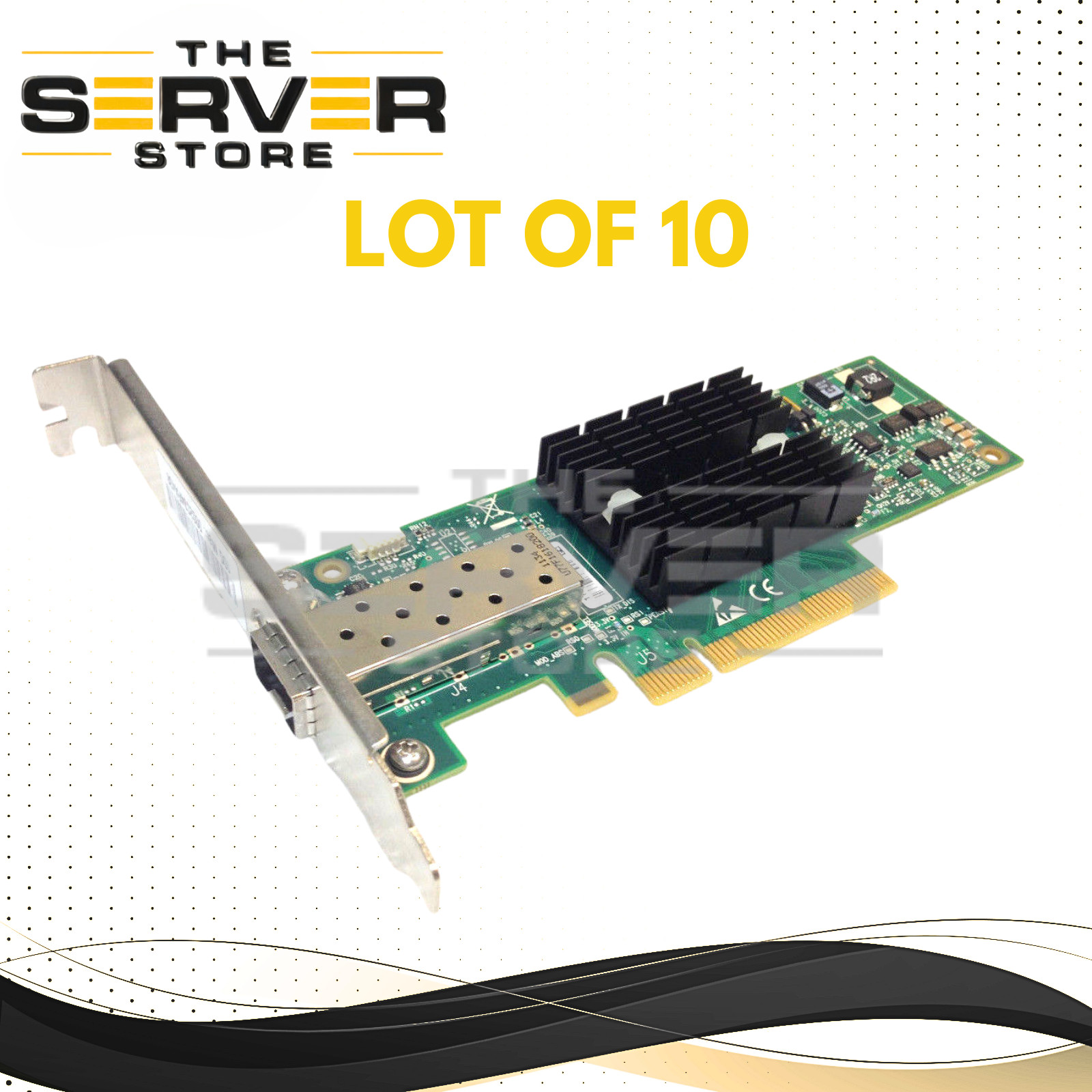 (LOT OF 10) Mellanox ConnectX-2 PCIe 10G SFP+ Network Card MNPA19-XTR