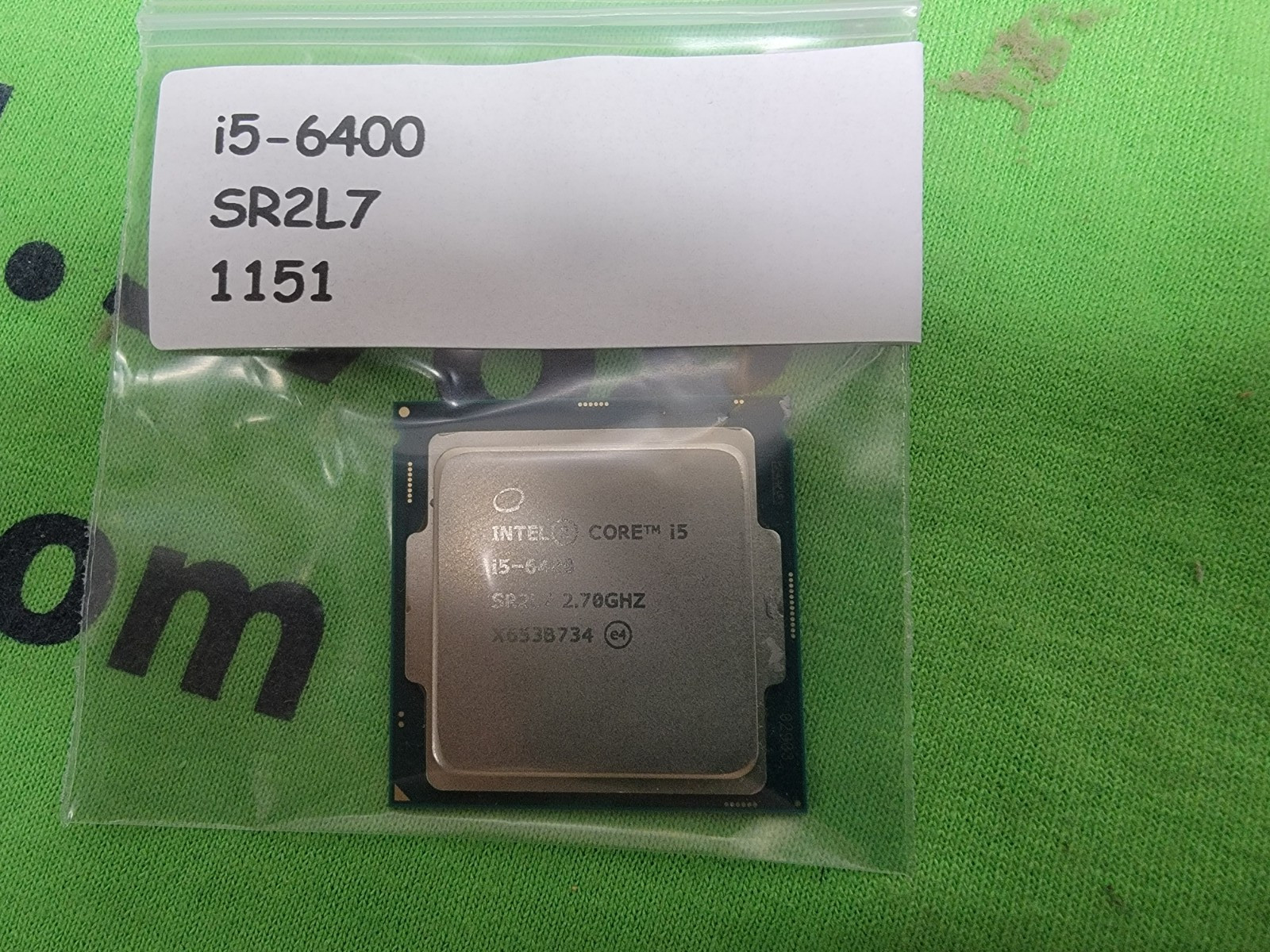 Intel Core i5-6400 2.70GHz 6MB LGA 1151/Socket H4 Quad-Core CPU Processor SR2L7