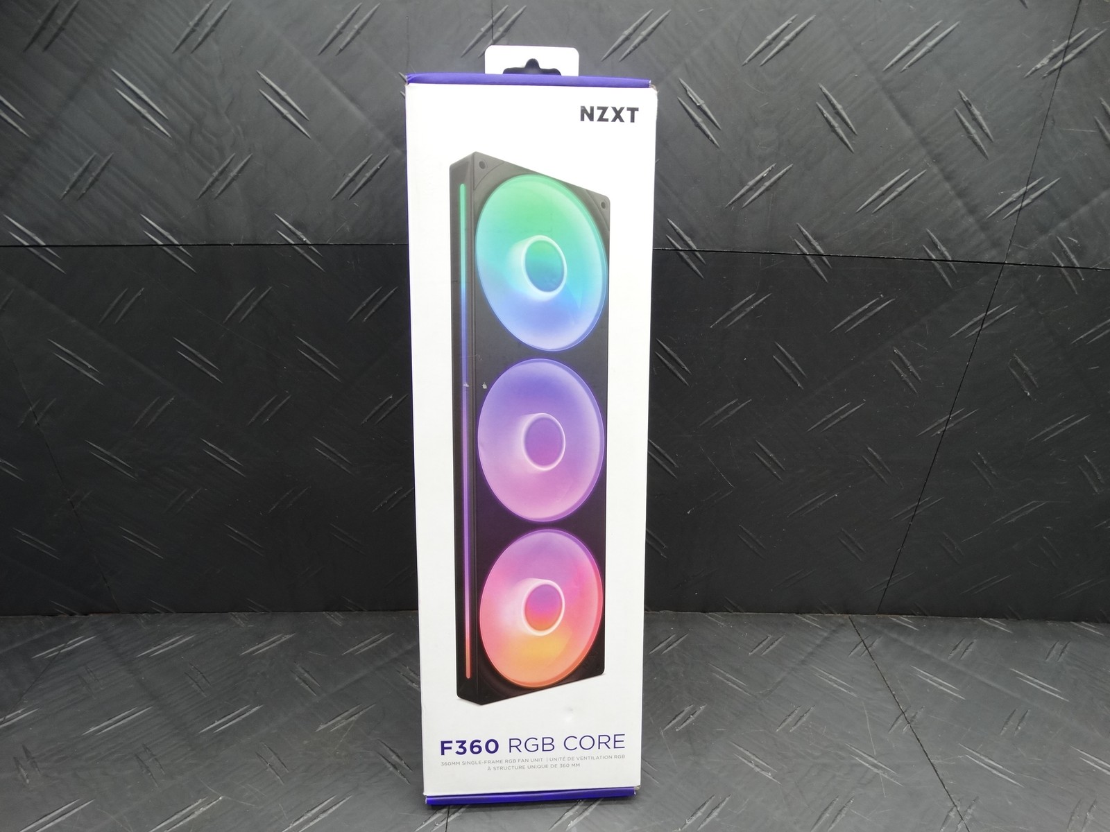NZXT F360 RGB Core 360mm Single-Frame Fan Black RF-U36HF-B1