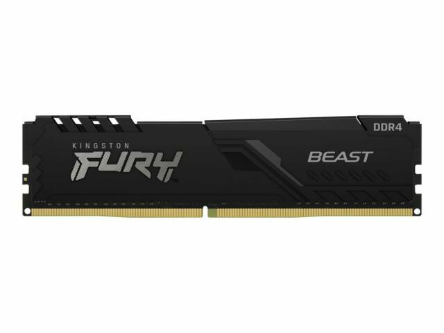 Kingston FURY Beast 128GB (4 x 32GB) PC4-28800 (DDR4-3600) UDIMM Memory – Black