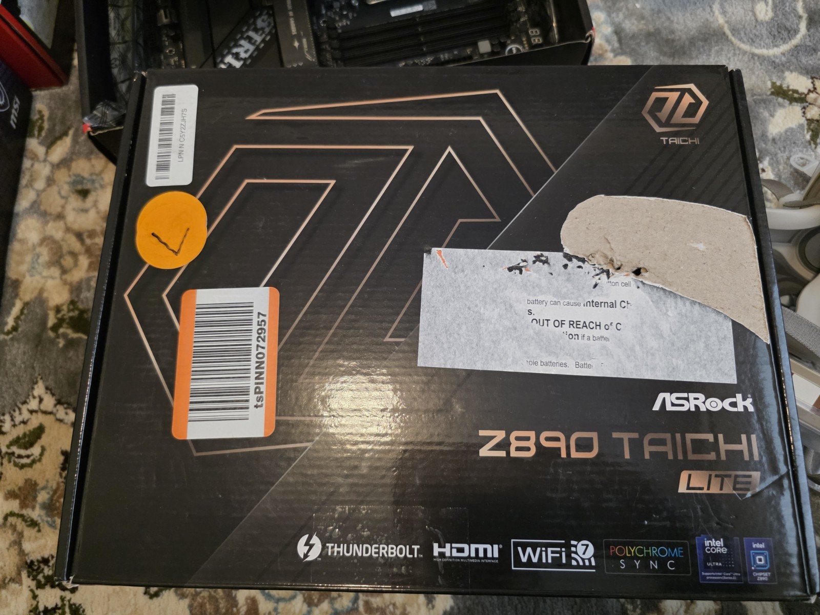ASRock Z790 Taichi Lite LGA 1700 EATX Intel Motherboard «Untested»
