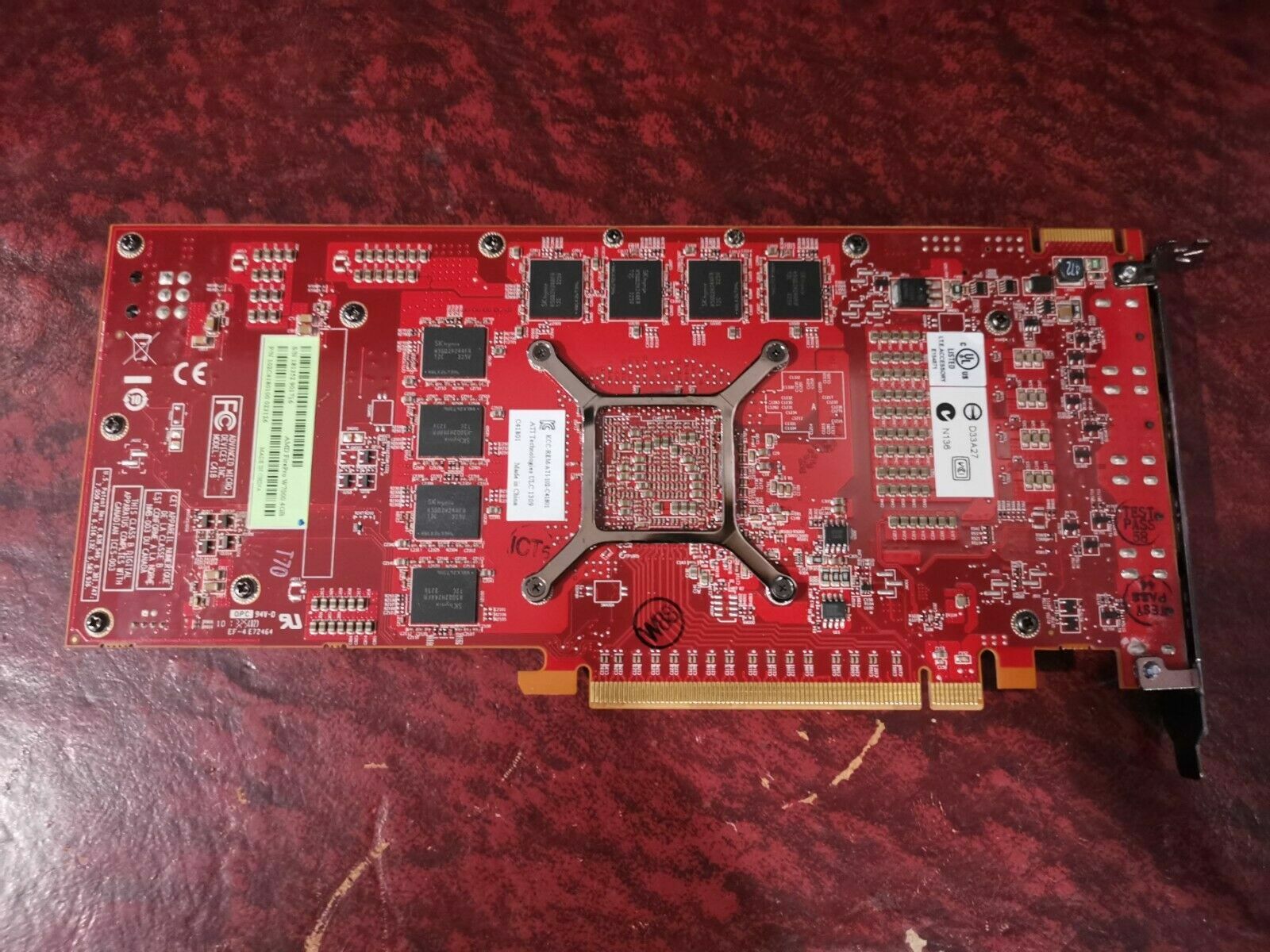 AMD FirePro Graphics W7000 Graphics Card 4GB 4K 4096×2160 4x DisplayPort DP