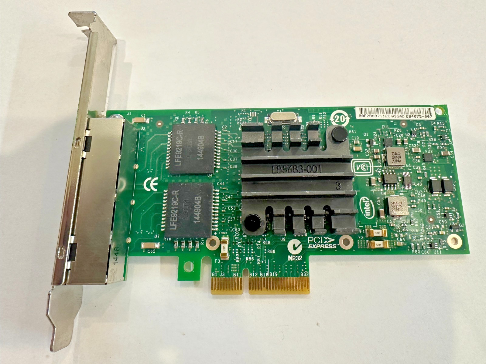 INTEL 1340-T4 Quad Port Gigabit Ethernet PCIe Server Network Adapter