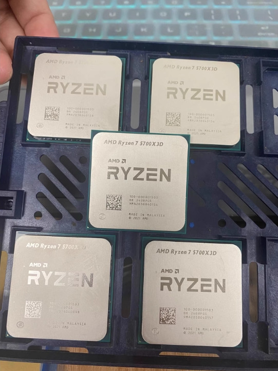 AMD Ryzen 7 5700X3D 3.0GHz 8 Core CPU 105W Socket AM4 R7 5700X3D Processor 96MB