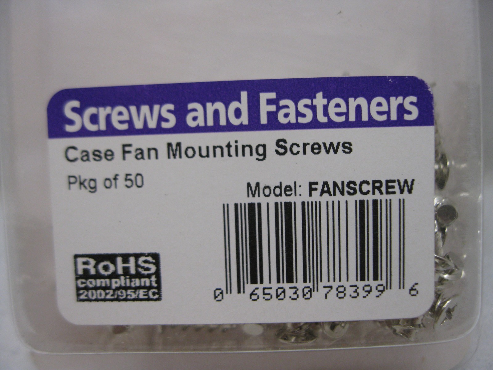 Star tech Case Fan Mounting Screws lot of 200 Brand New original packing