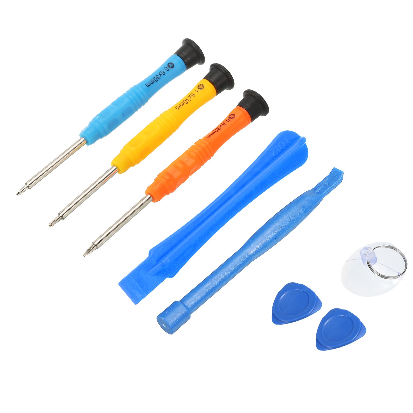 Phone Pry Opening Tools Screwdriver Spudger Kit Set 8 in 1 (P1.5, Y0.6, T0.8)