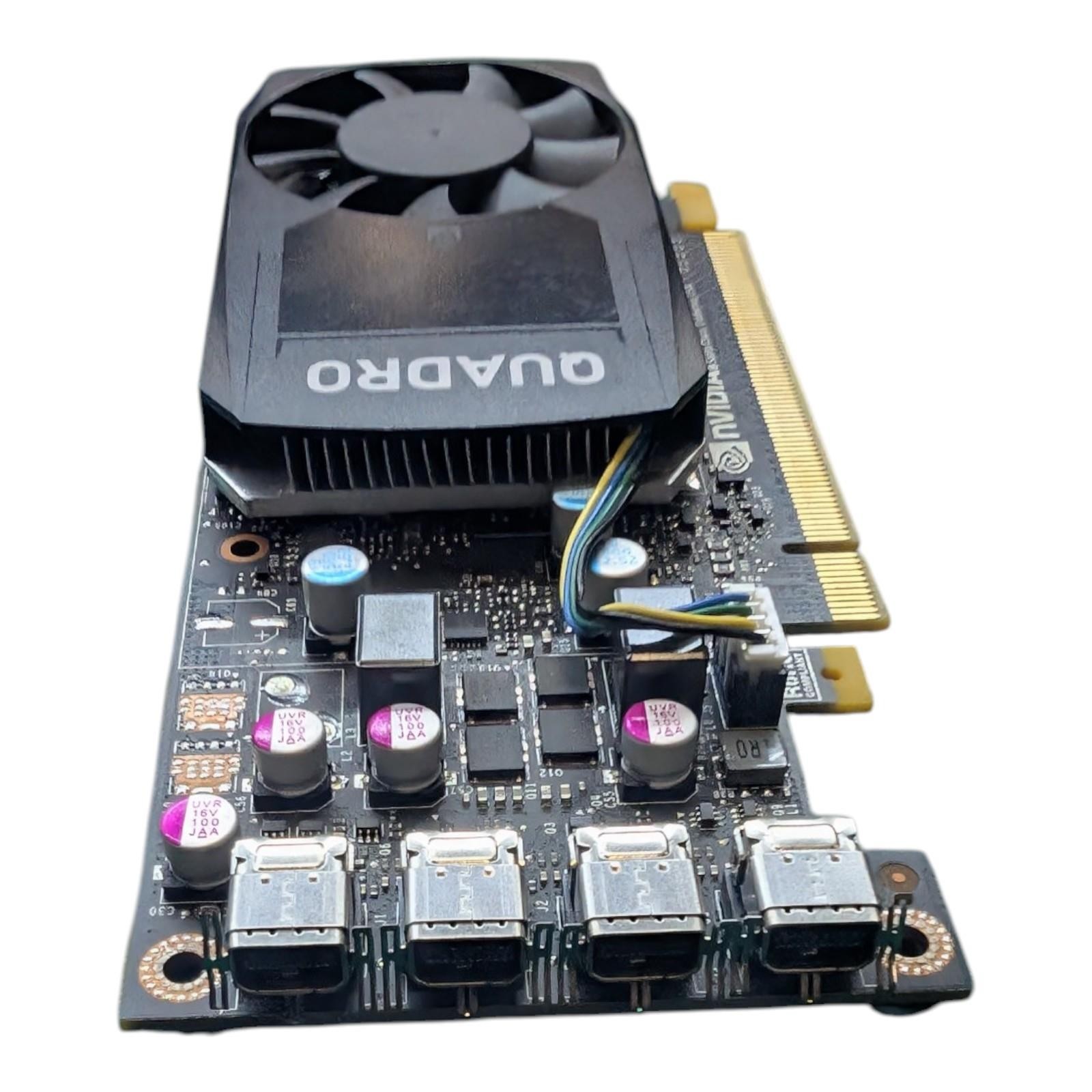 Lenovo Nvidia Quadro P620 2GB GDDR5 4x DP LP Video Card/01YW010 *No Bracket*