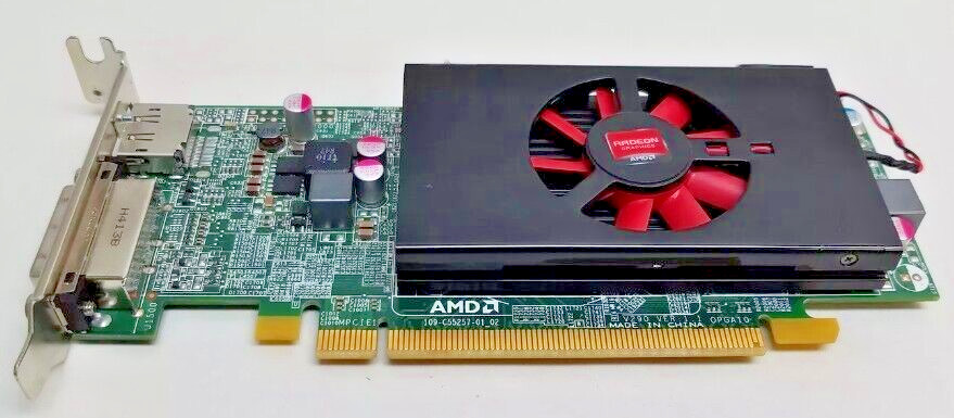 AMD Radeon HD 8570 1GB DDR3 Low Profile DVI Displayport 109-C55257-01 FDT1K