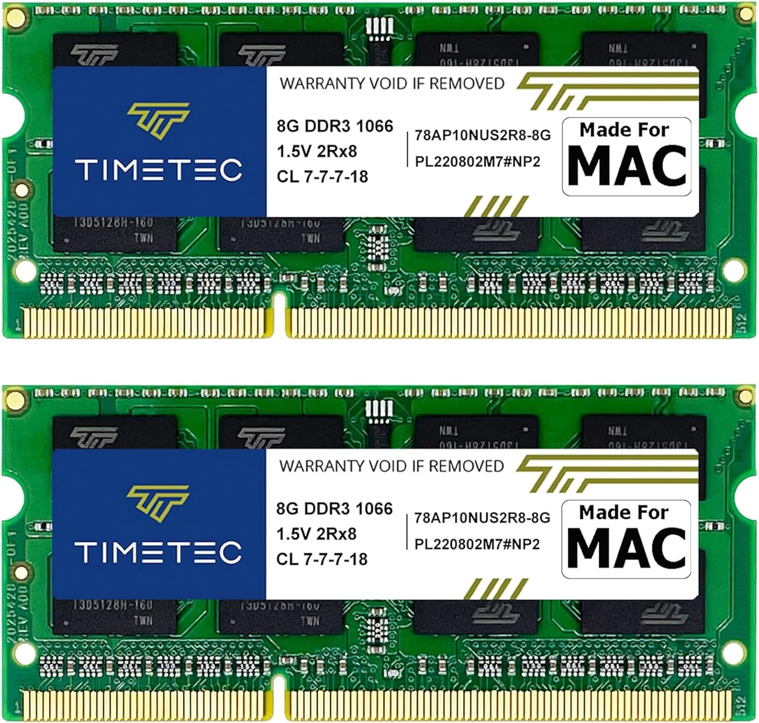 16GB Kit(2X8Gb) Compatible for Apple DDR3 1067Mhz / 1066Mhz PC3-8500 RAM for Mac