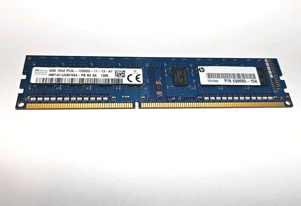 SKhynix 4GB 1rx8 PC3L-128000U-11 DDR3 1600MHz HMT451U6BFR8A-PB RAM Memory