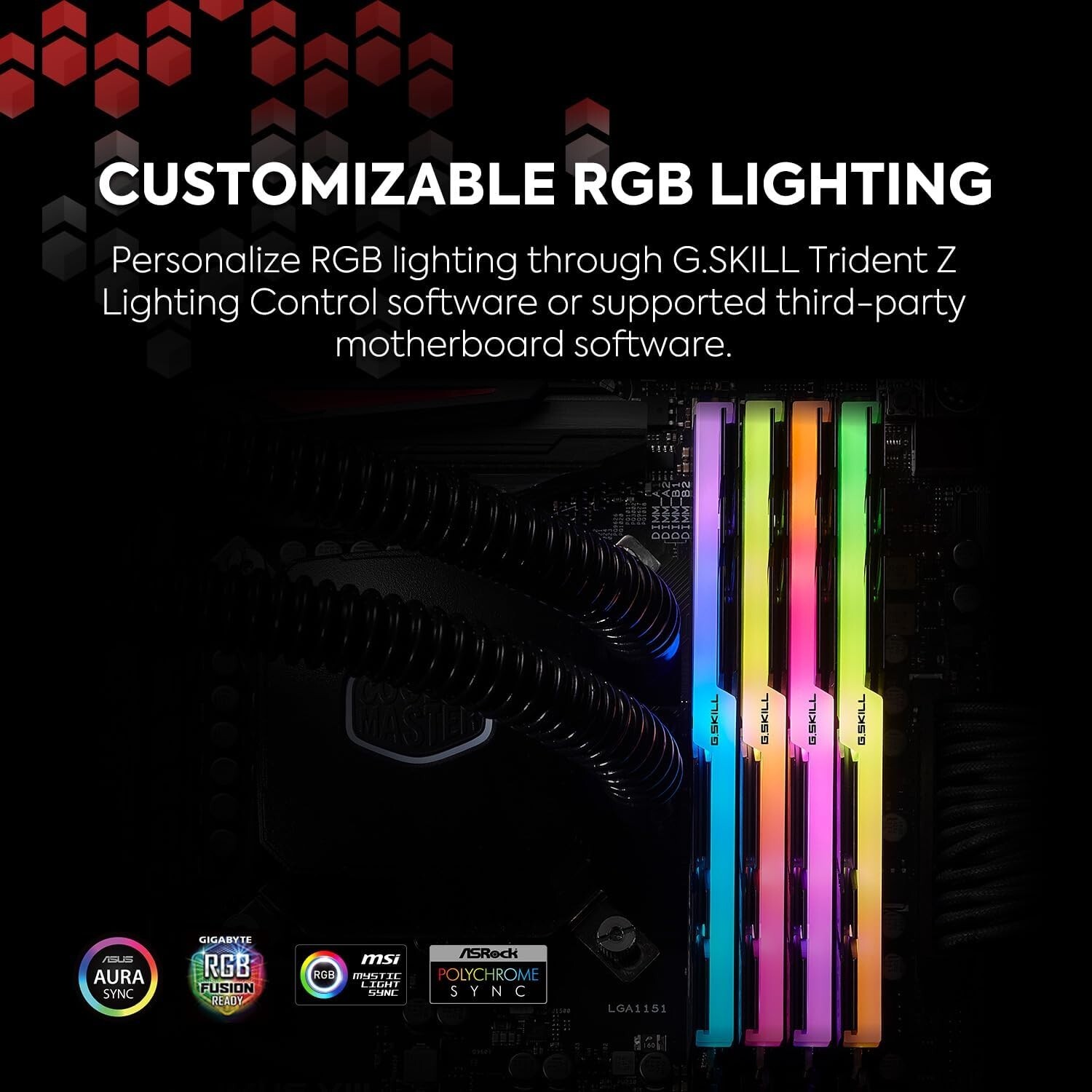 G.SKILL Trident Z RGB Series (Intel XMP) DDR4 RAM 64GB (2x32GB)