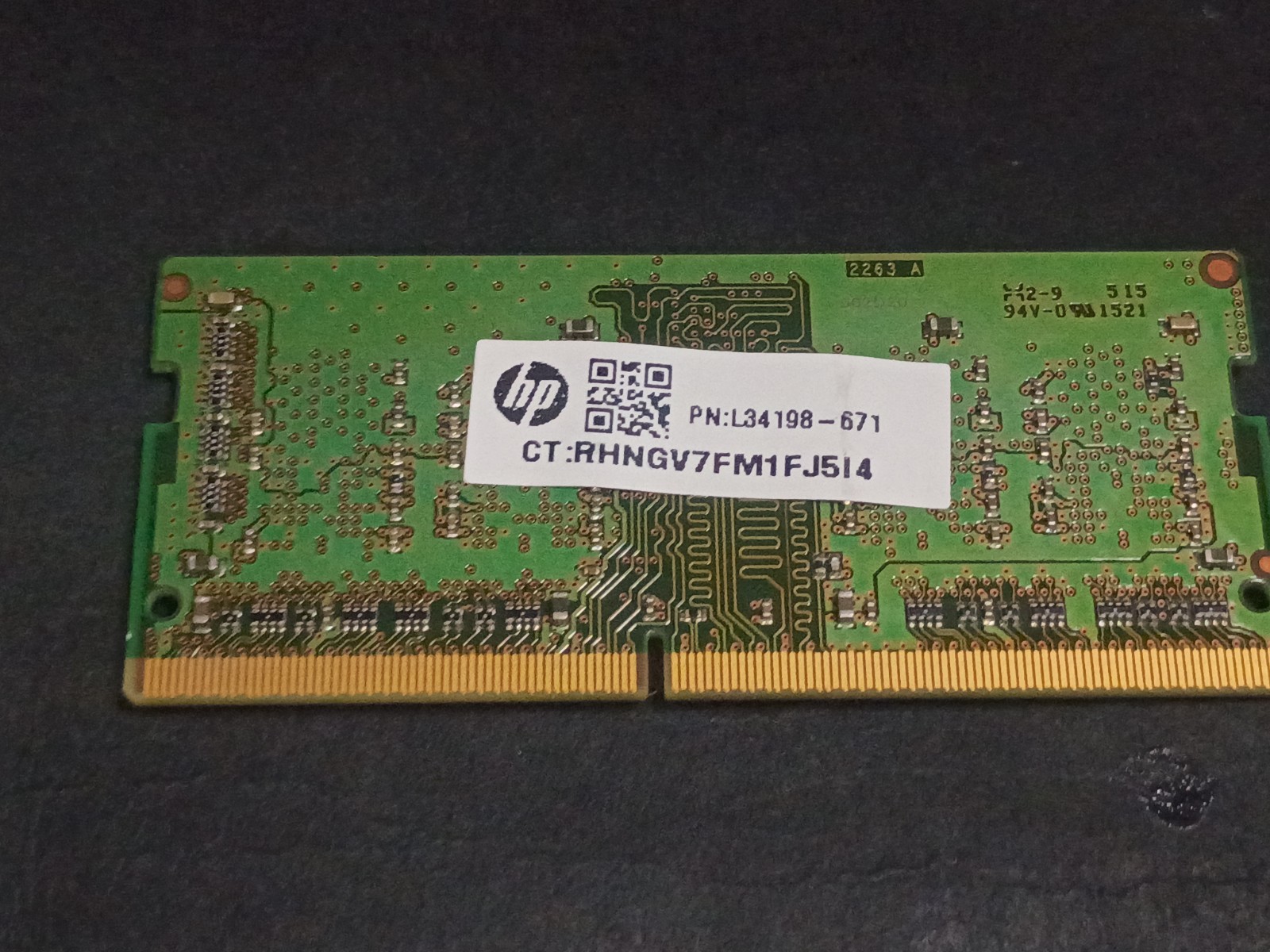OEM Micron MT HP Original 4GB SODIMM PC4-3200AA-SC0-11 L34198-671 Ram MEMORY 146