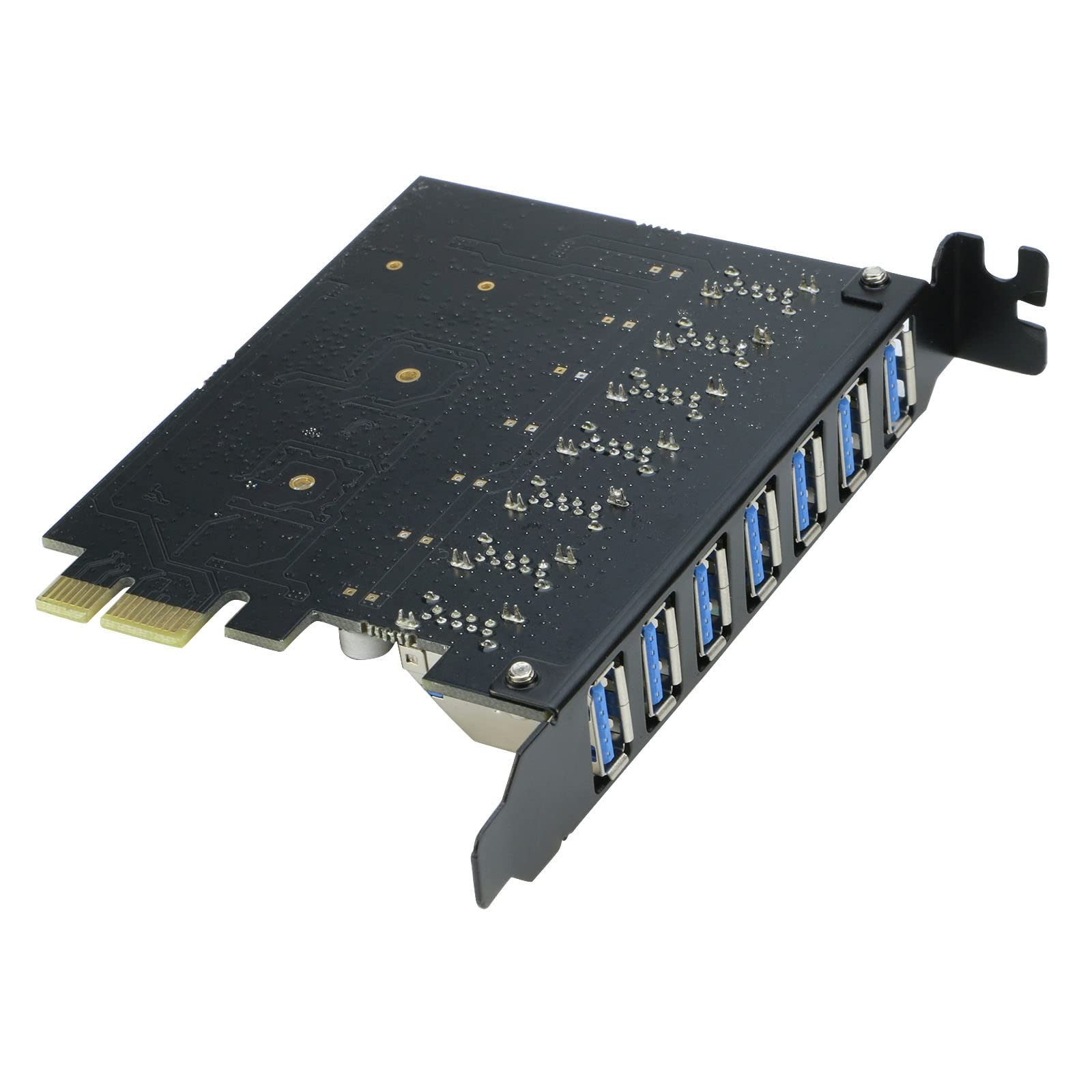 USB 3.0 PCI-e Expansion Card 7Port, RIITOP PCI-e x1 to USB 3.0 HUB Adapter 5Gbps
