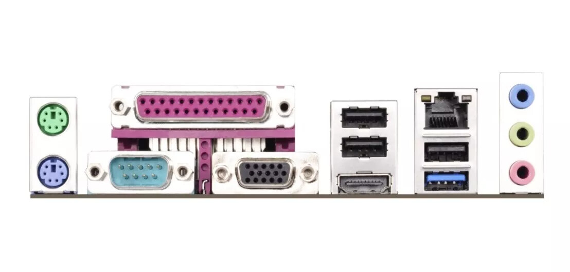 I/O Asrock Q1900M Pro3,AD2550B-ITX，,D1800B-ITX ,Q1900B-ITX Backplate IO