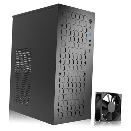 Matx Case:High Airflow Micro ATX Case, Support MATX, Mini-ITX, Micro ATX BLACK