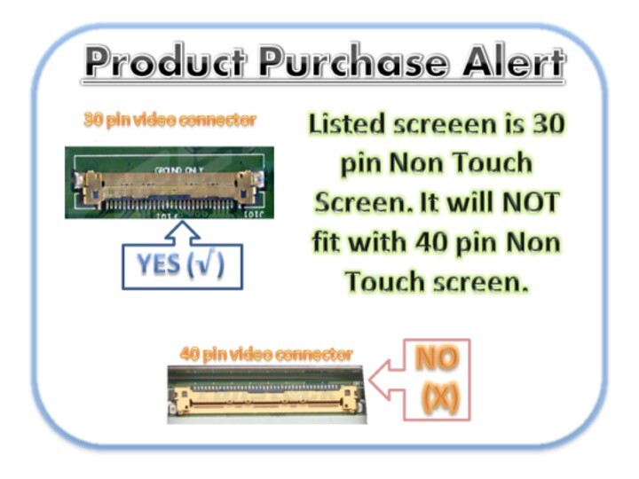 Dell OEM Latitude 3410 / 3400 EDP 14″ WXGA HD LCD Display Matte Screen 5XTCG New