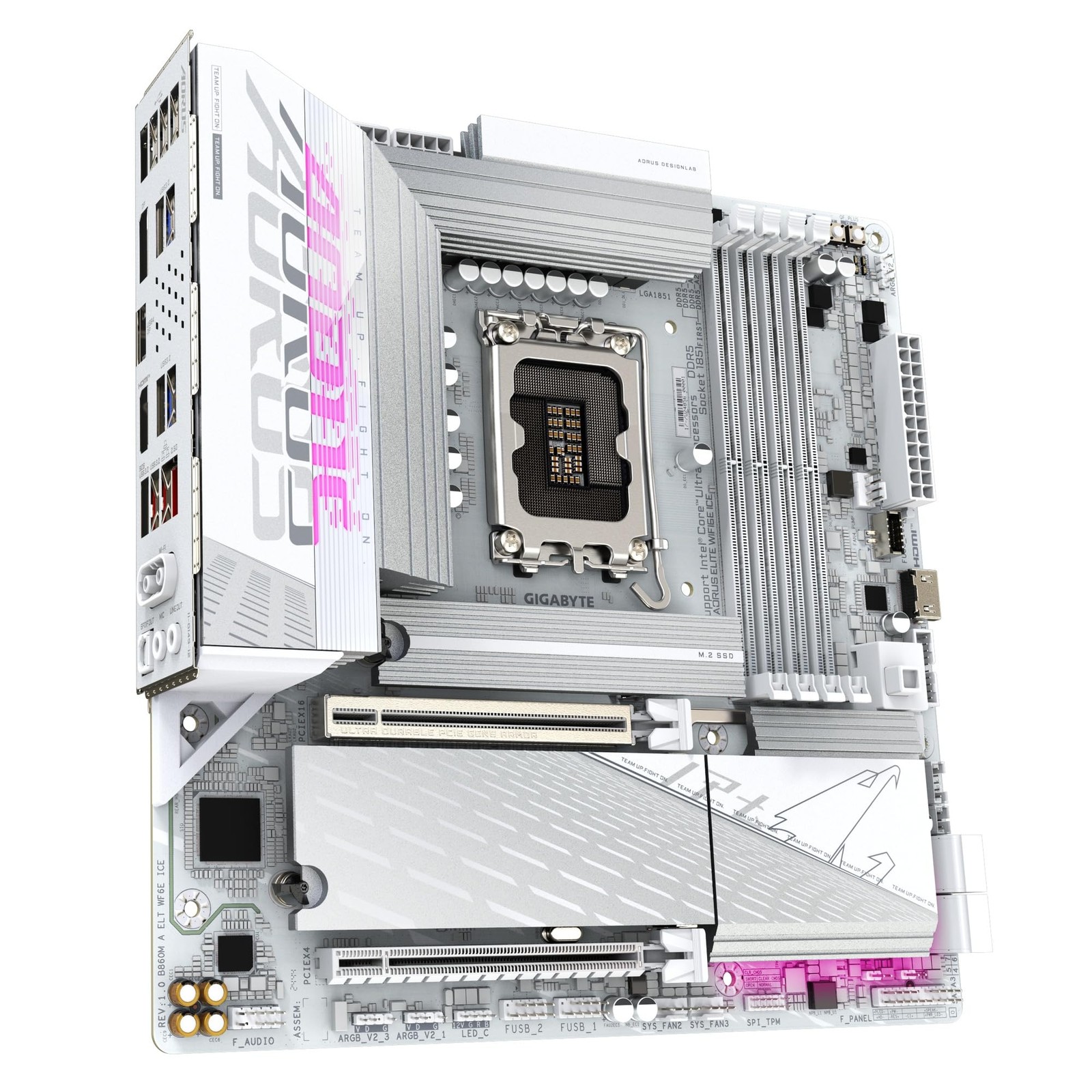 B860M AORUS Elite WIFI6E ICE Intel Core Ultra (Series 2) LGA 1851 Motherboard…